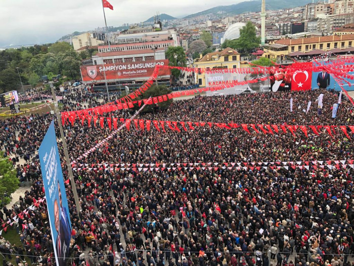 Kılıçdaroğlu'ndan Samsun'da muhteşem miting