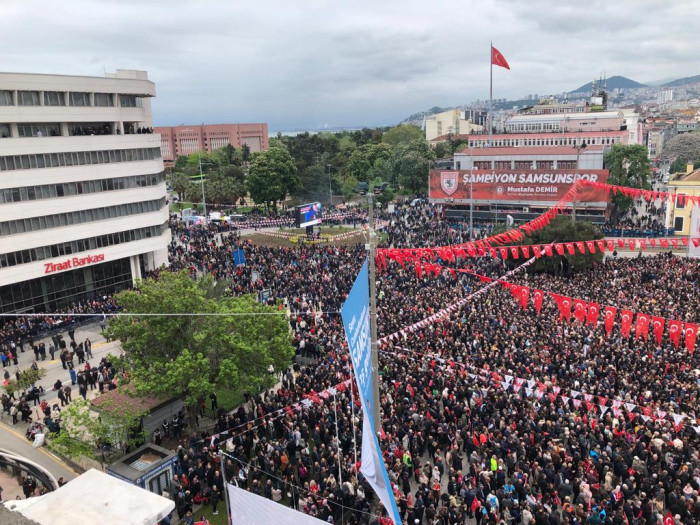 Kılıçdaroğlu'ndan Samsun'da muhteşem miting