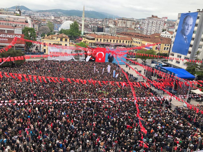 Kılıçdaroğlu'ndan Samsun'da muhteşem miting