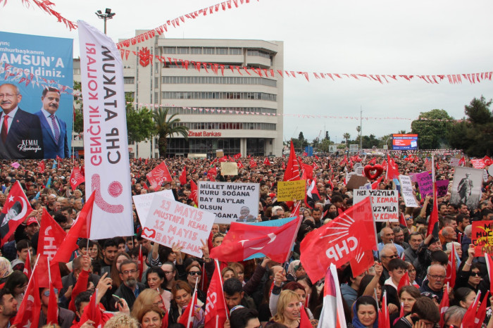 Kılıçdaroğlu'ndan Samsun'da muhteşem miting