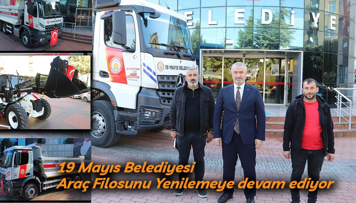 19 Mayıs Belediyesi Ara&ccedil; Filosunu Yenilemeye devam ediyor