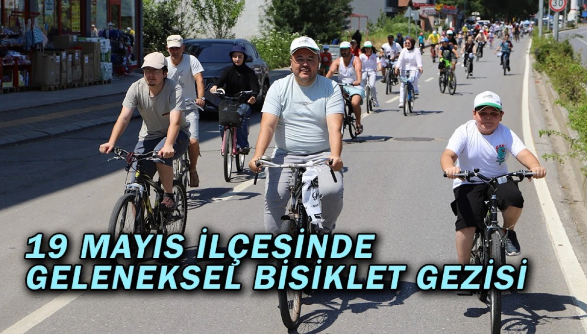 19 Mayıs İlçesinde  Bisiklet Gezisi 