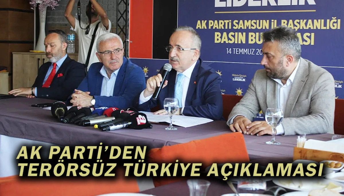 AK PARTİ’DEN TERÖRSÜZ TÜRKİYE AÇIKLAMASI