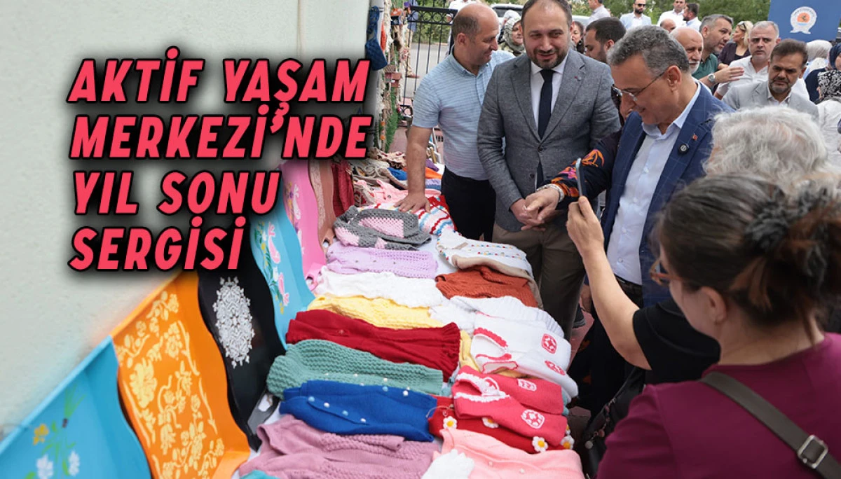 AKTİF YAŞAM MERKEZİ’NDE YIL SONU SERGİSİ