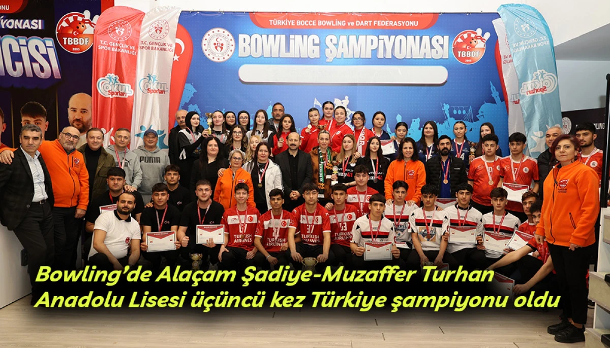  Ala&ccedil;am Şadiye-Muzaffer Turhan Anadolu Lisesi &uuml;&ccedil;&uuml;nc&uuml; kez T&uuml;rkiye şampiyonu