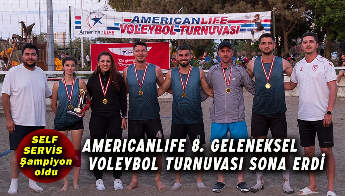 AmericanLIFE 8. Geleneksel voleybol turnuvası Sona erdi