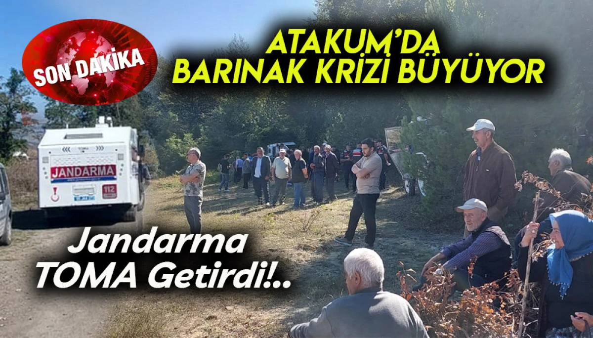 Atakum'da Barınak Krizi Büyüyor; Jandarma TOMA Getirdi