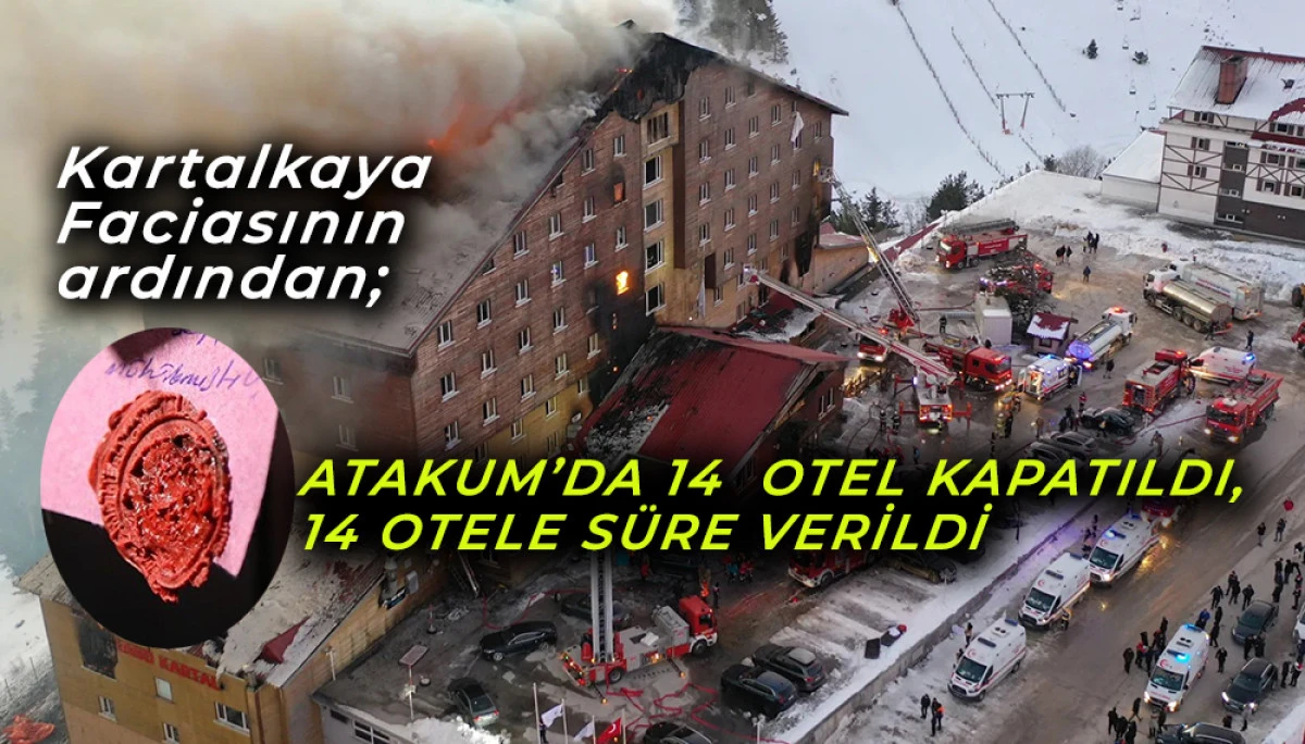 Atakum’da Yangın Güvenliği olmayan 14  Otel Kapatıldı, 14 Otele Süre Verildi