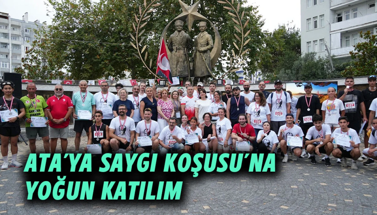 Ata&rsquo;ya Saygı Koşusu&rsquo;na Yoğun Katılım