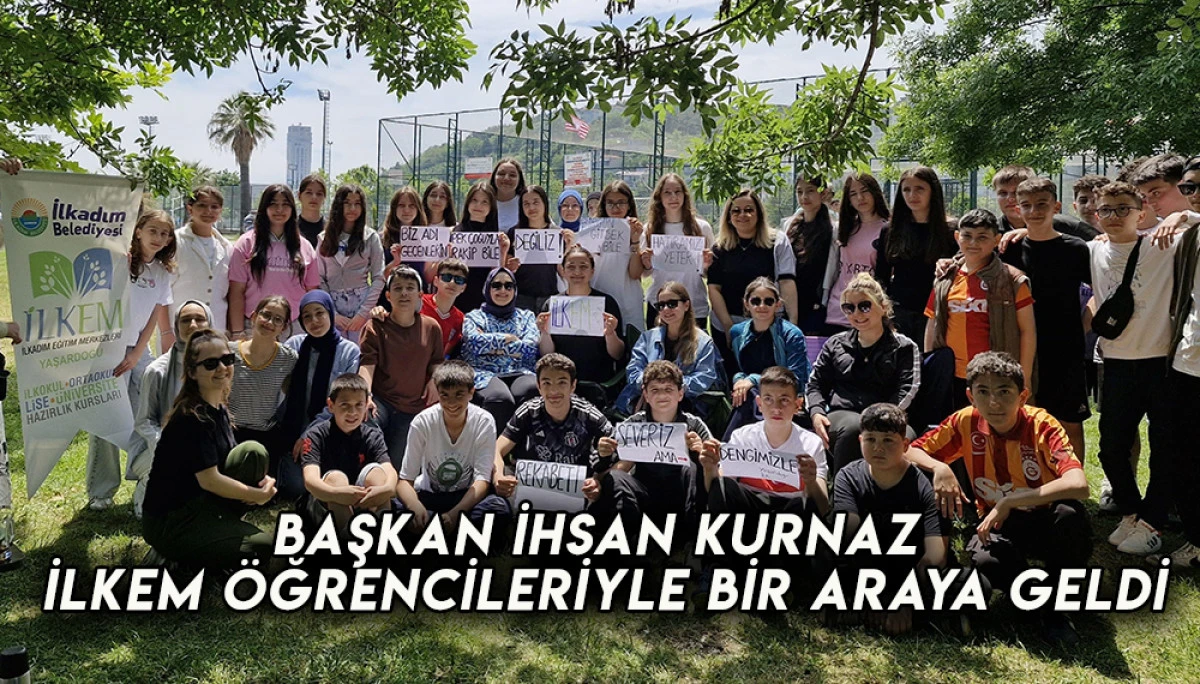 Başkan İhsan Kurnaz İlkem Öğrencileriyle Bir Araya Geldi