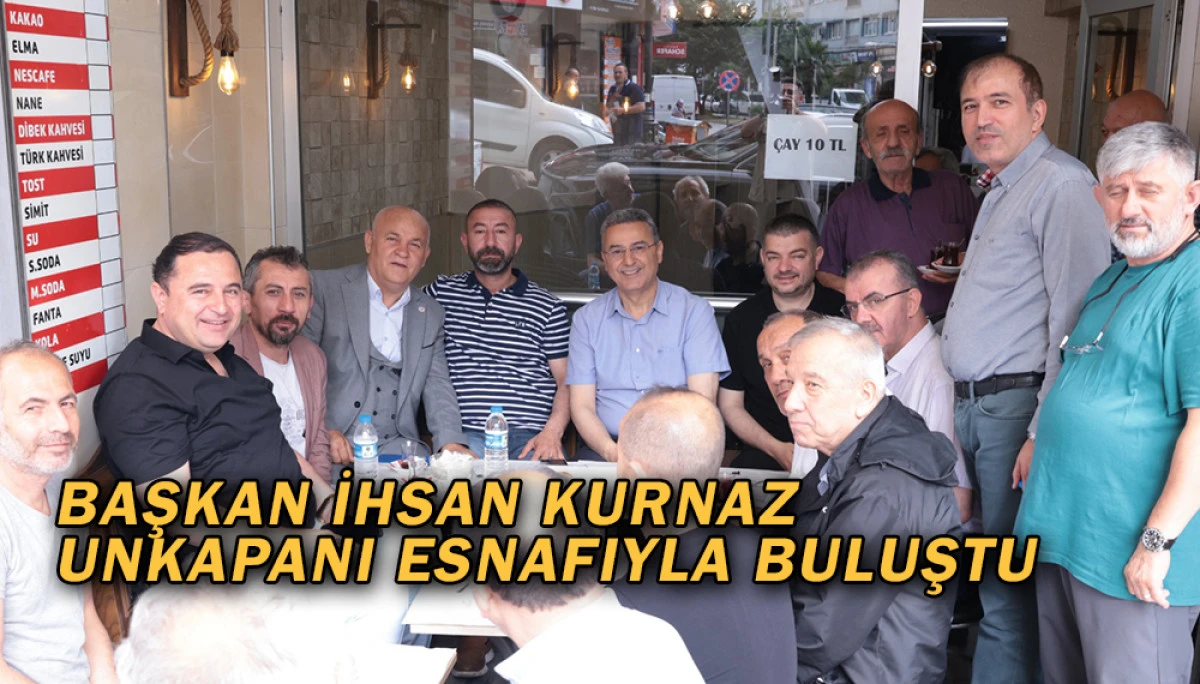 Başkan İhsan Kurnaz Unkapanı Esnafıyla Buluştu