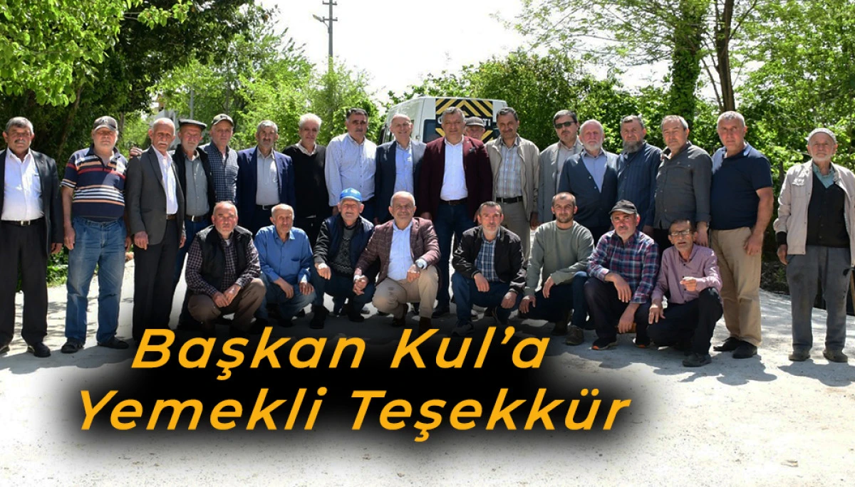 Başkan Kul’a Yemekli Teşekkür