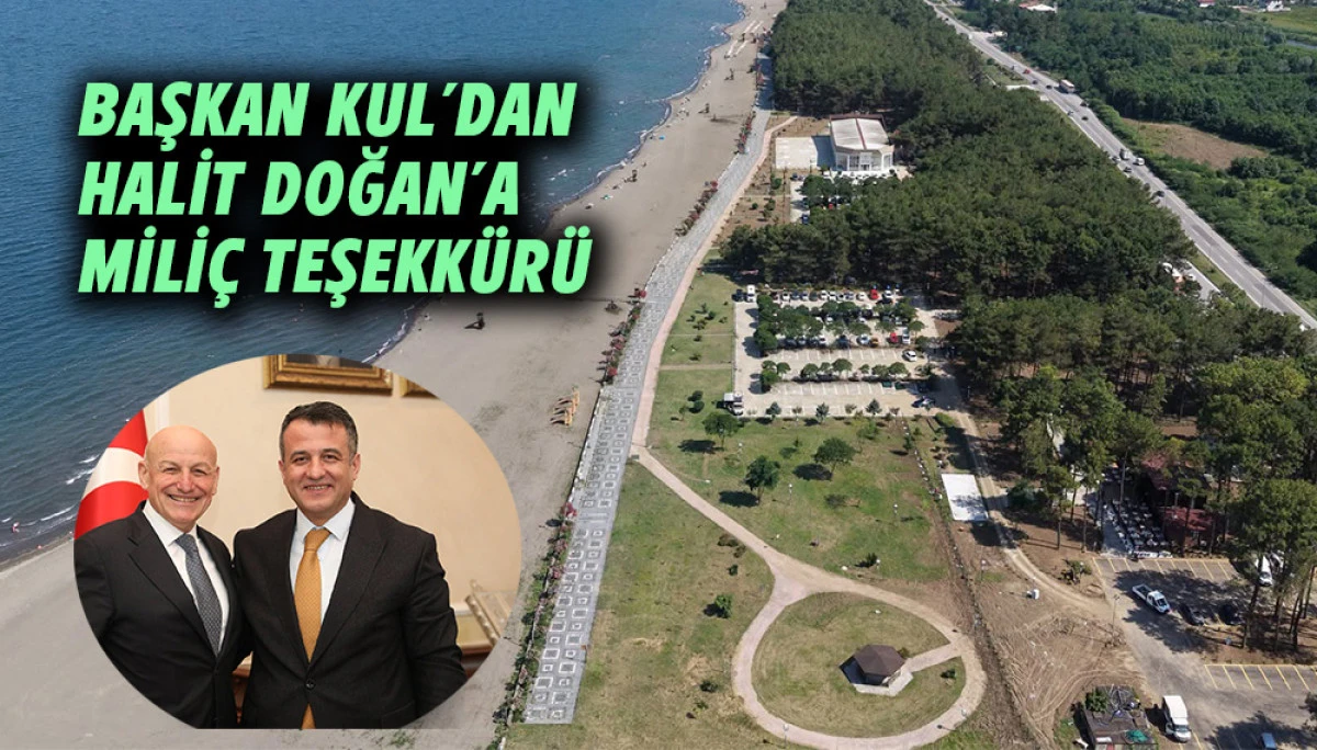  Başkan Kul'dan Halit Doğan'a Mili&ccedil; Teşekk&uuml;r&uuml; 