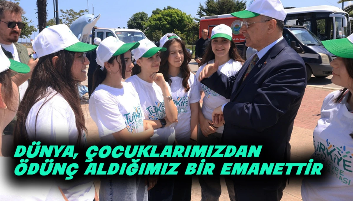 Başkan Kurnaz &Ccedil;evre Haftası Etkinliğine Katıldı