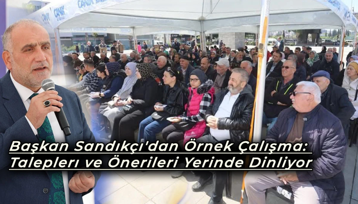 Başkan Sandıkçı'dan Örnek Çalışma