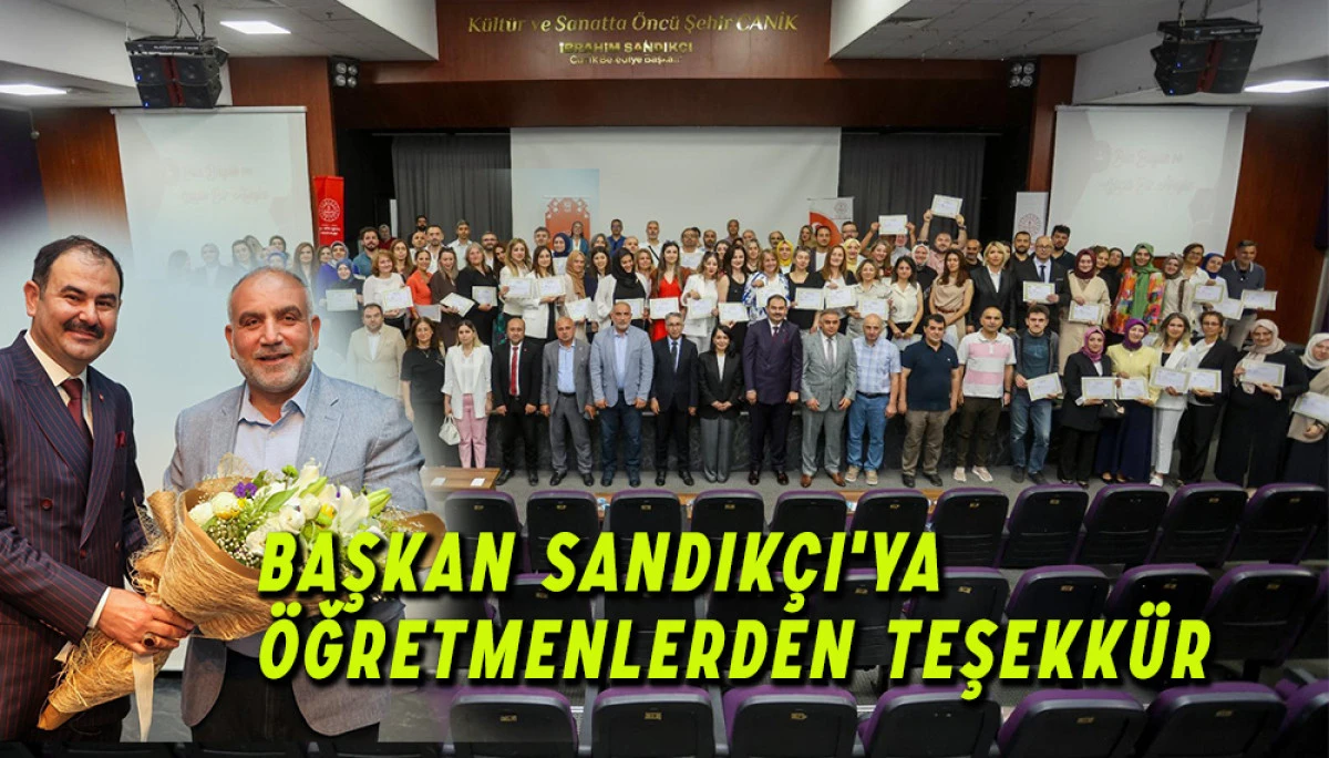 Başkan Sandıkçı'ya Öğretmenlerden Teşekkür 