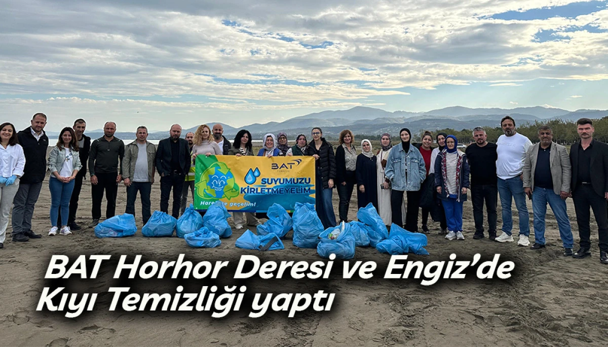  BAT Horhor Deresi ve Engiz’de Kıyı Temizliği yaptı