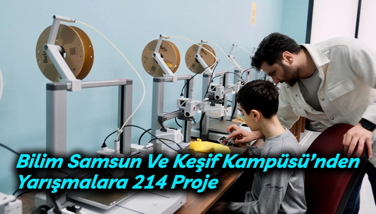 Bilim Samsun Ve Keşif Kamp&uuml;s&uuml;&rsquo;nden Yarışmalara 214 Proje