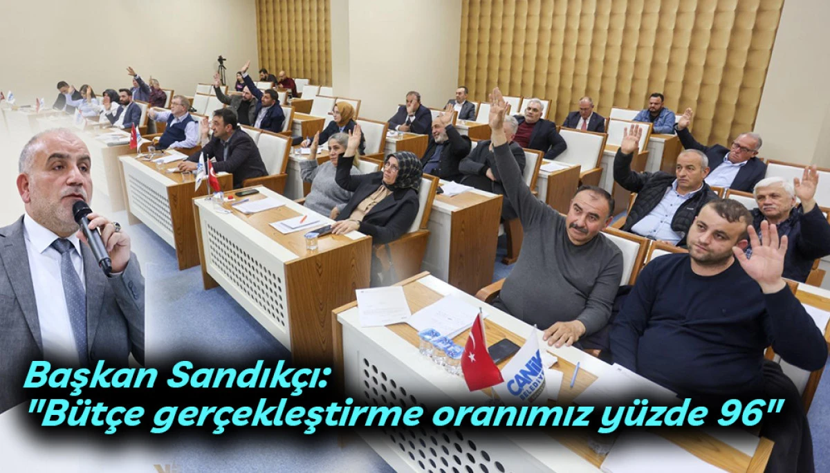 Canik Belediyesi B&uuml;t&ccedil;e ger&ccedil;ekleştirme oranı y&uuml;zde 96&rsquo;ya ulaştı