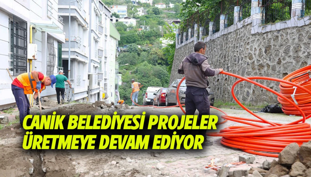 Canik Belediyesi Projeler &Uuml;retmeye Devam Ediyor