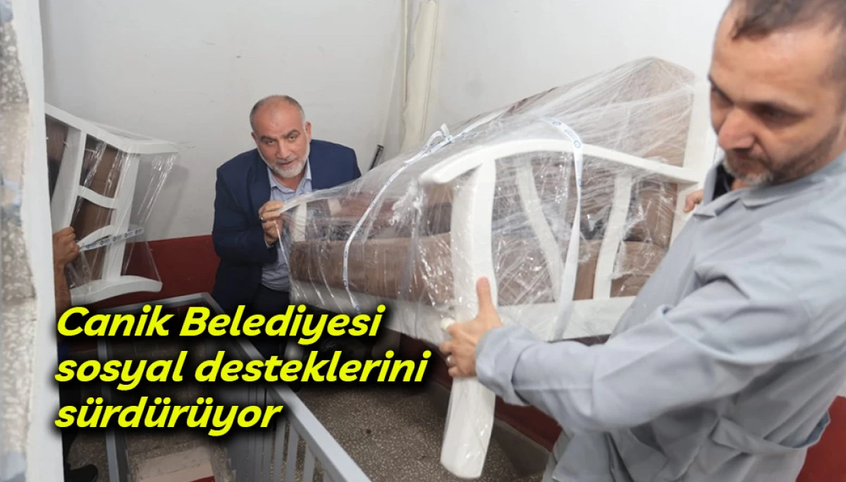 Canik Belediyesi sosyal desteklerini s&uuml;rd&uuml;r&uuml;yor