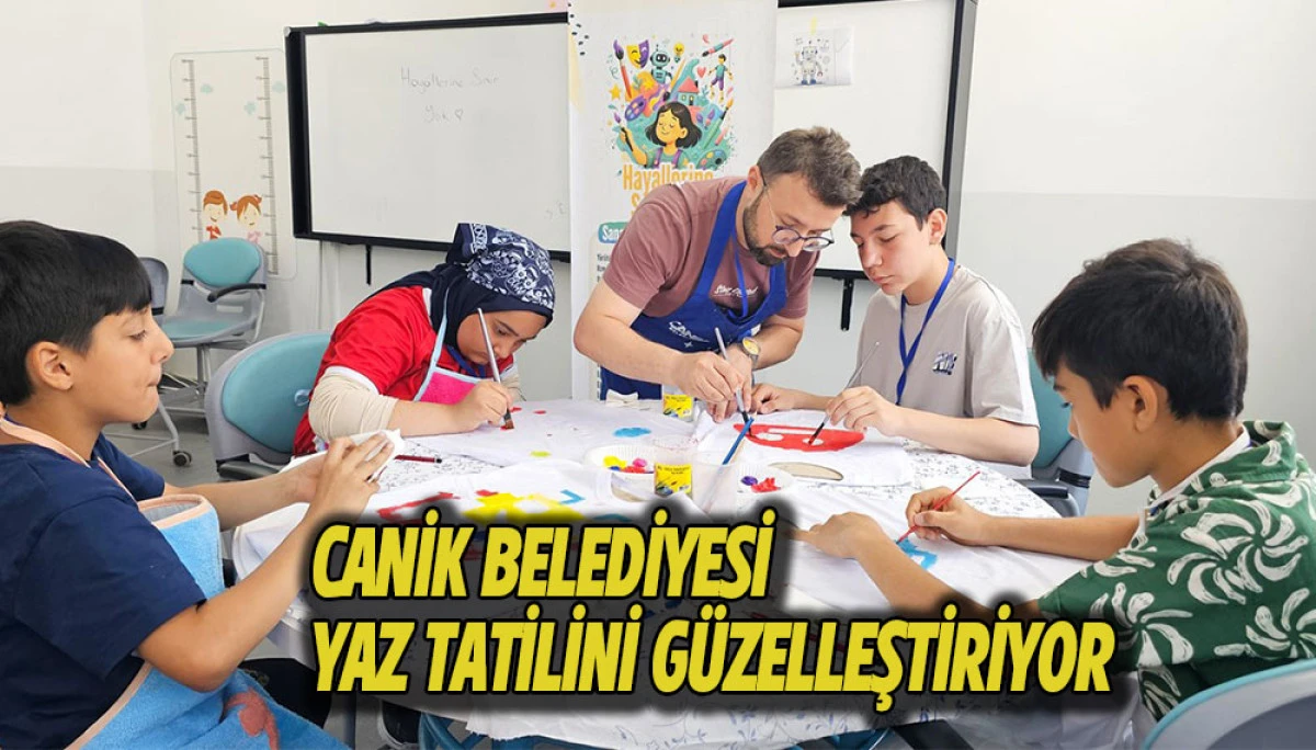 Canik Belediyesi Yaz Tatilini G&uuml;zelleştiriyor