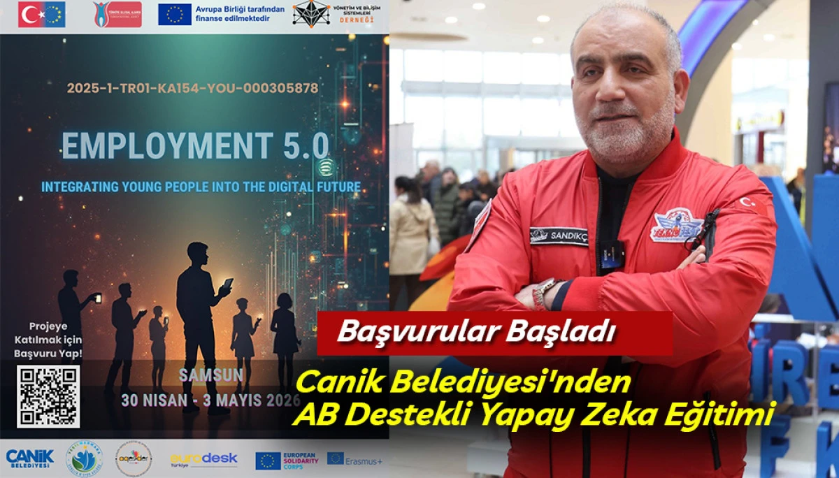 Canik Belediyesi'nden AB Destekli Yapay Zeka Eğitimi