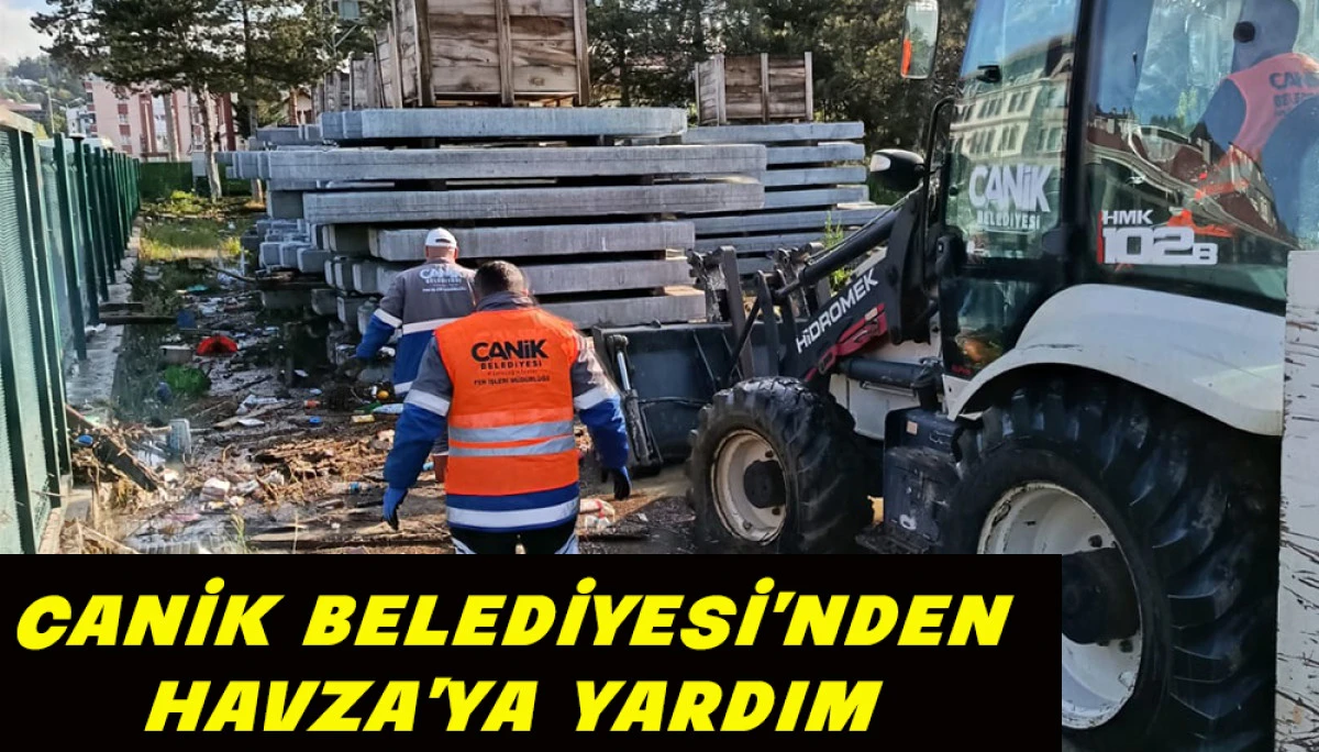 Canik Belediyesi'nden Havza'ya Yardım 