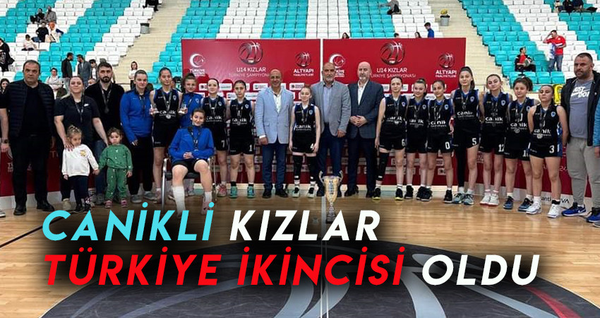Canik Belediyespor, Türkiye ikincisi oldu 