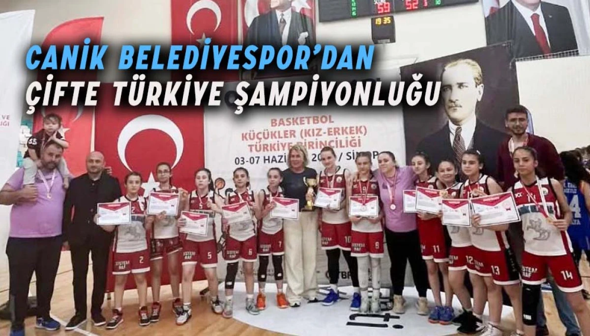 Canik Belediyespor’dan Çifte Türkiye Şampiyonluğu 