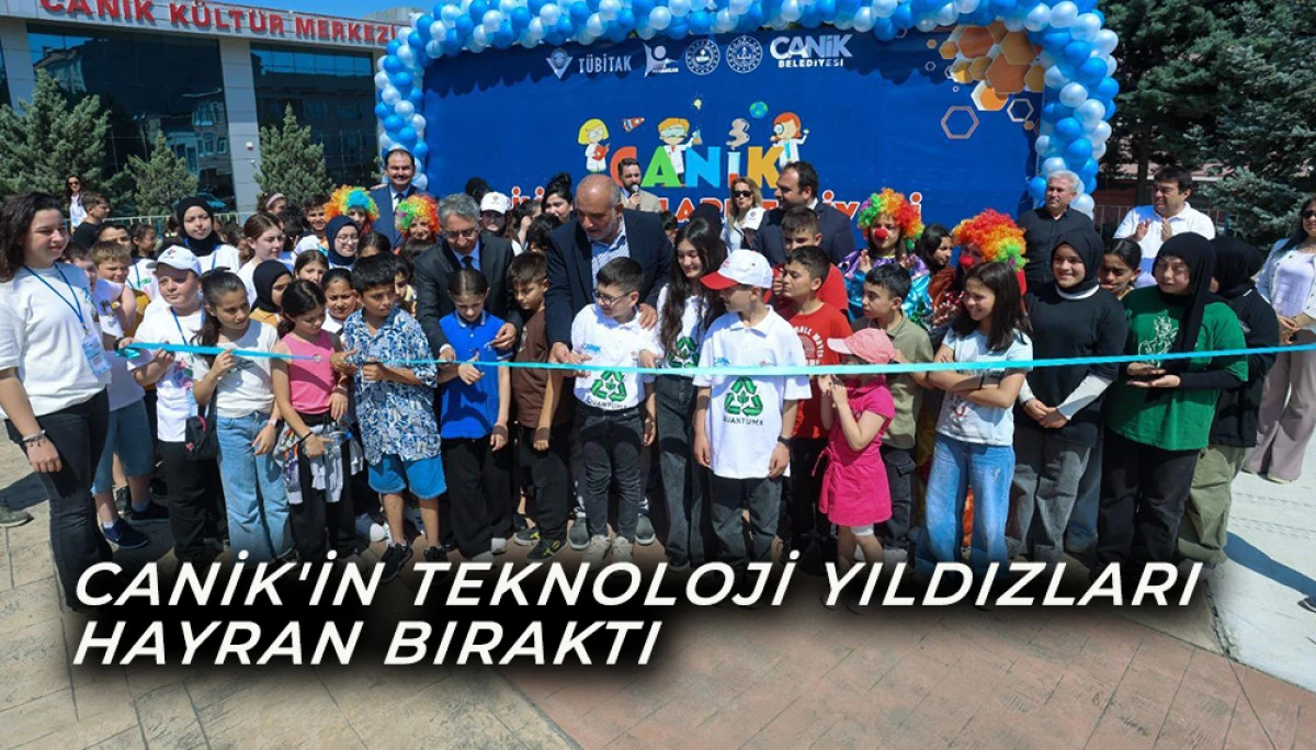 Canik Bilim Festivali'nde 68 Proje Görücüye çıktı