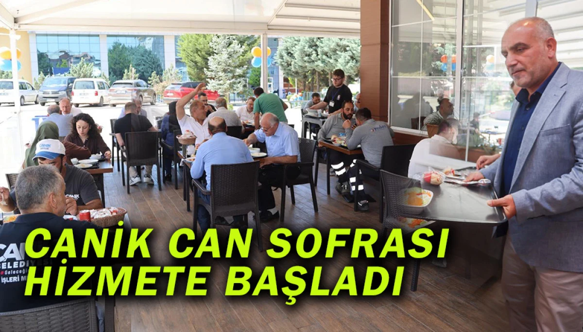 Canik Can Sofrası Hizmete Başladı 
