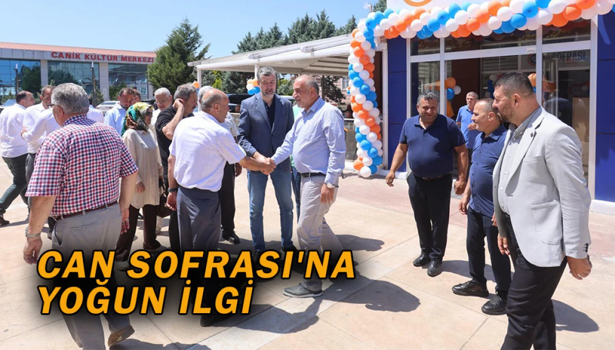 Canik Can Sofrası'na Yoğun İlgi 