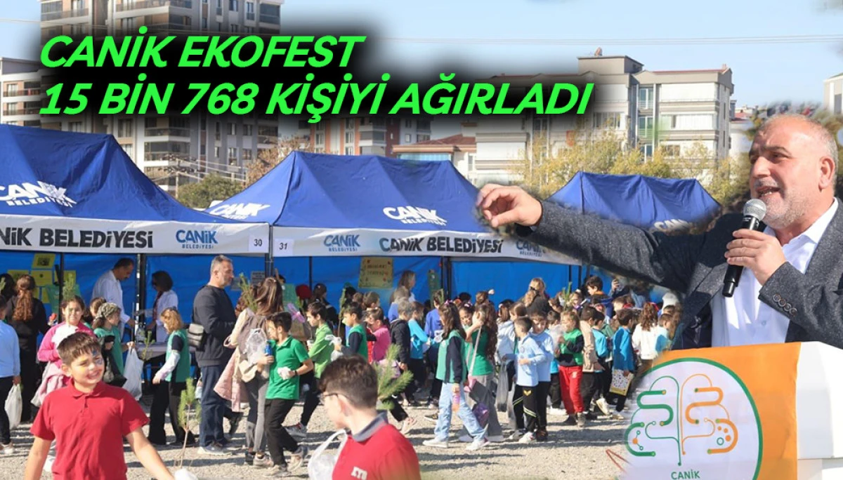 Canik Ekofest 15 Bin 768 Kişiyi Ağırladı 