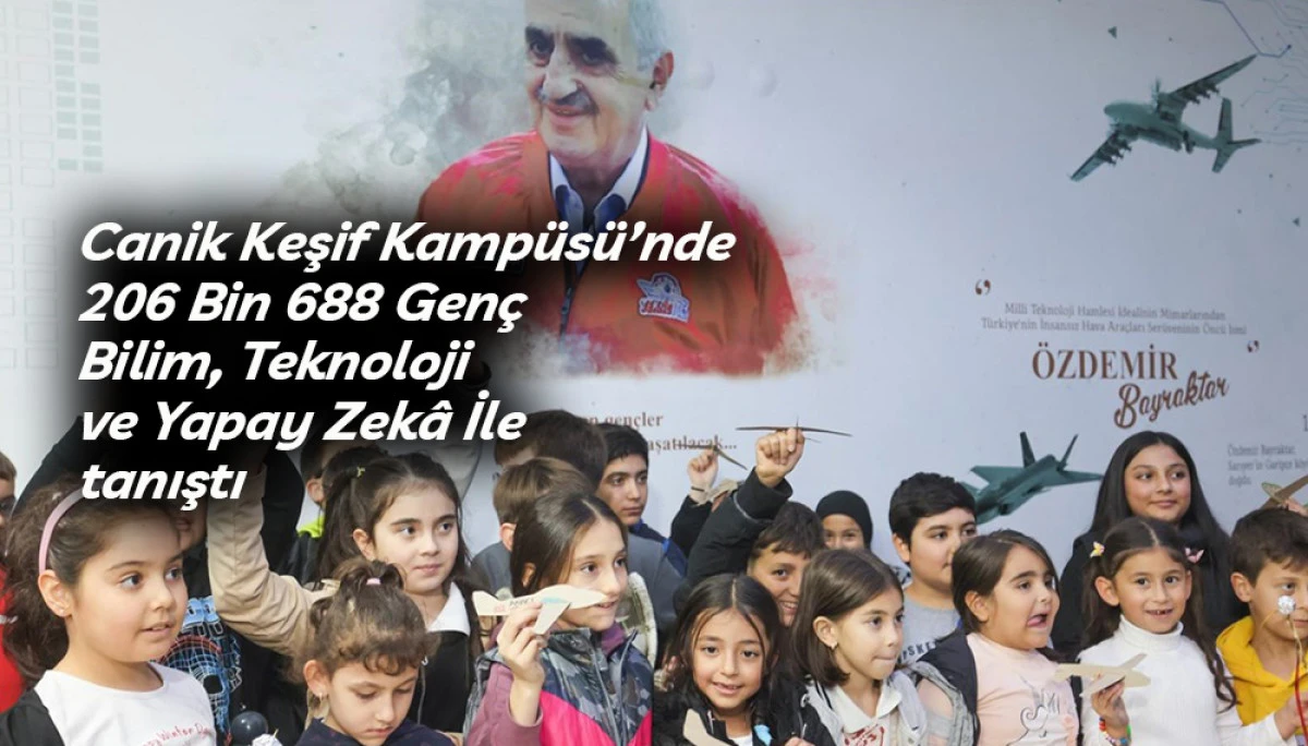Canik Keşif Kamp&uuml;s&uuml;&rsquo;nde 206 Bin 688 Gen&ccedil; Bilim, Teknoloji İle tanıştı 