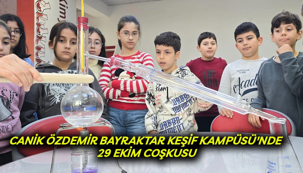 Canik Özdemir Bayraktar Keşif Kampüsü'nde 29 Ekim Coşkusu