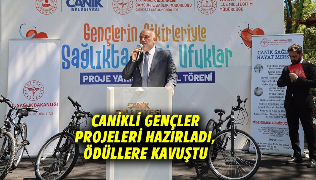 Canikli Gen&ccedil;ler Projeleri Hazırladı, &Ouml;d&uuml;llere Kavuştu 