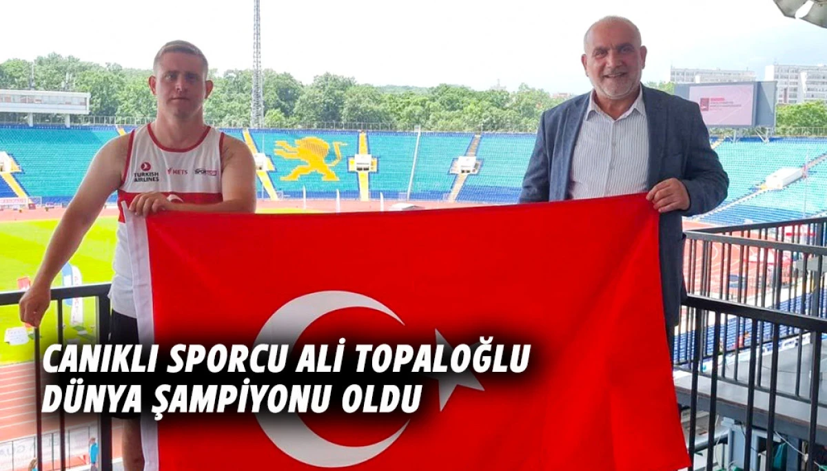 Canikli Sporcu Ali Topaloğlu D&uuml;nya Şampiyonu Oldu