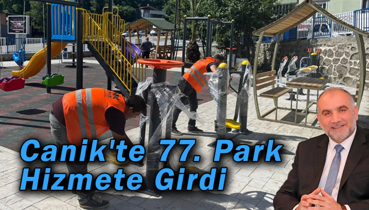 Canik'te 77. Park Hizmete Girdi 
