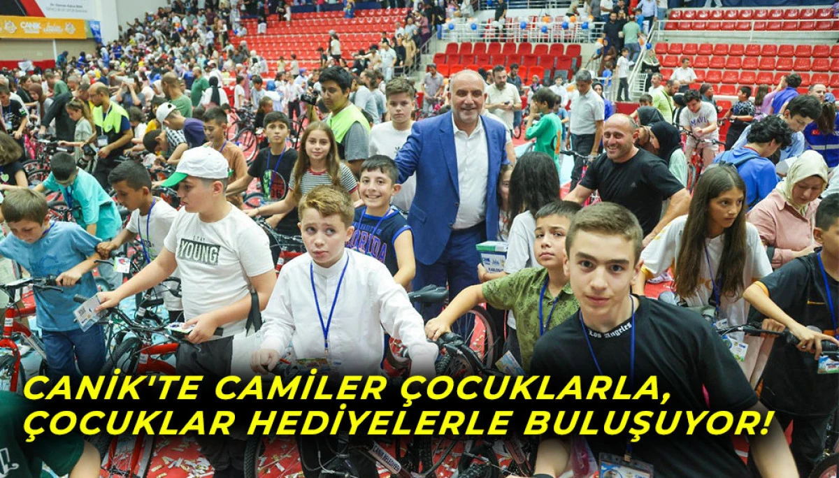 Canik'te Camiler Çocuklarla, Çocuklar Hediyelerle Buluşuyor!