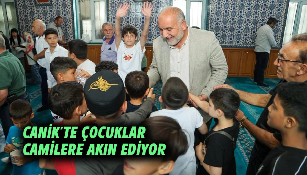 Canik'te &Ccedil;ocuklar Camilere Akın Ediyor