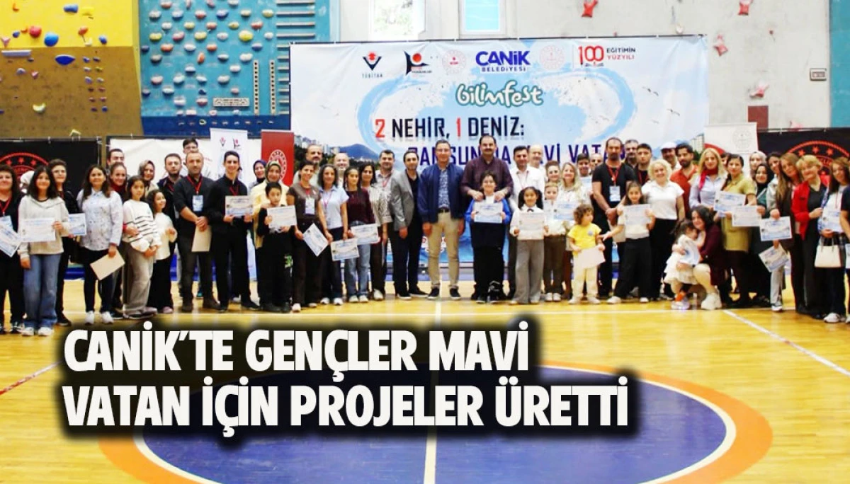 Canik'te Gen&ccedil;ler Mavi Vatan İ&ccedil;in Projeler &Uuml;retti