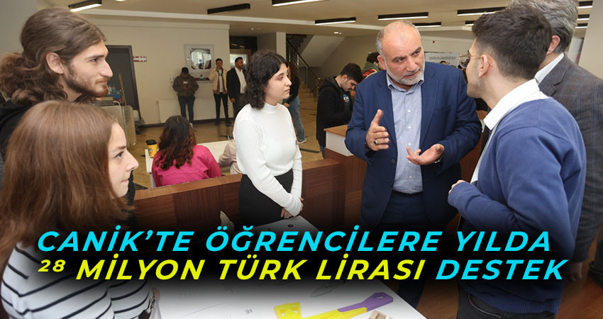 Canik’te Öğrencilere Yılda 28 Milyon Türk Lirası Destek 