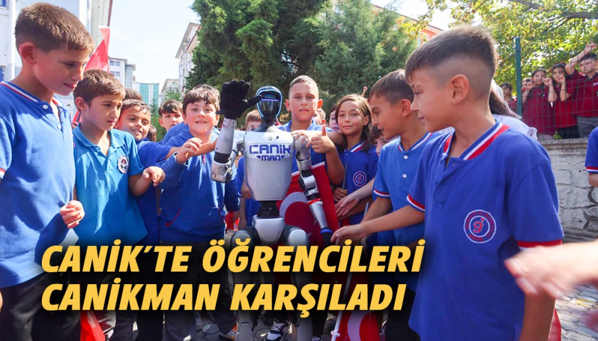 Canik&rsquo;te &Ouml;ğrencileri CANİKMAN Karşıladı