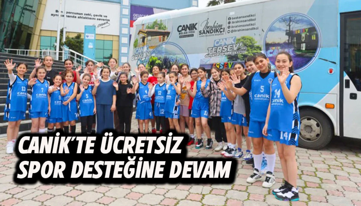 Canik'te &Uuml;cretsiz Spor Desteğine Devam 