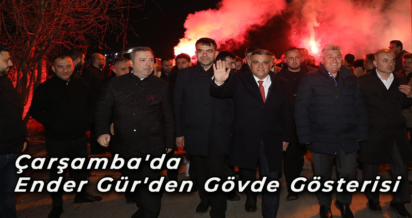 Çarşamba'da Ender Gür'den Gövde Gösterisi