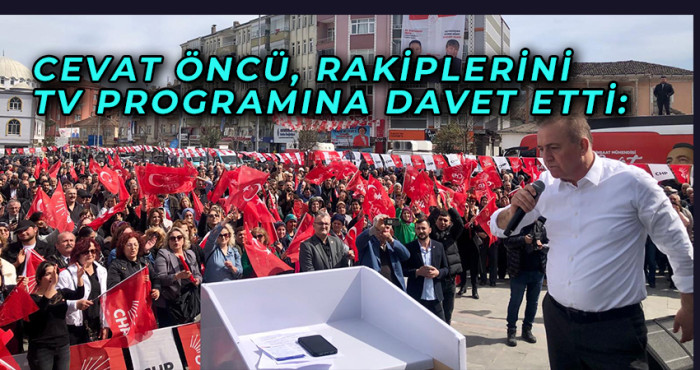 Cevat Öncü, Alaçam ve Ladik’te miting düzenledi