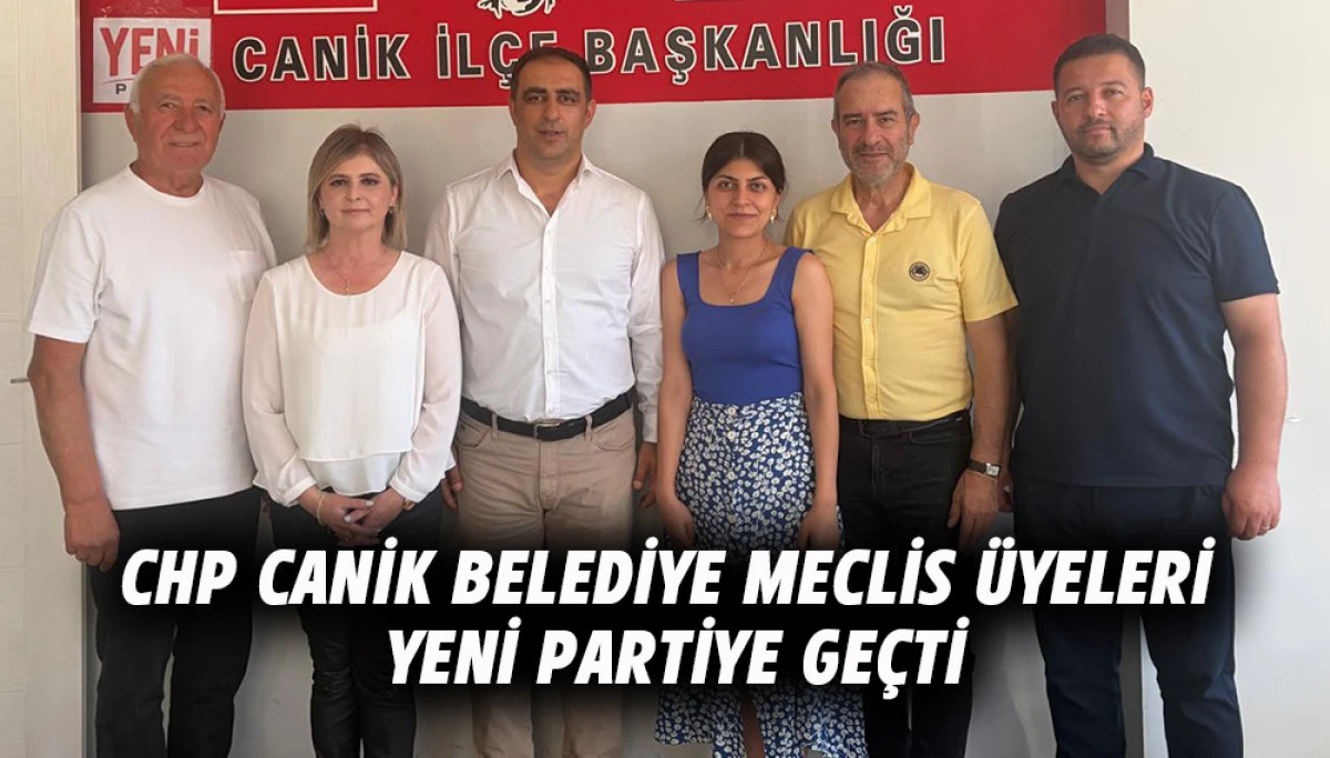 CHP Canik Belediye Meclis &Uuml;yeleri Yeni Partiye Ge&ccedil;ti