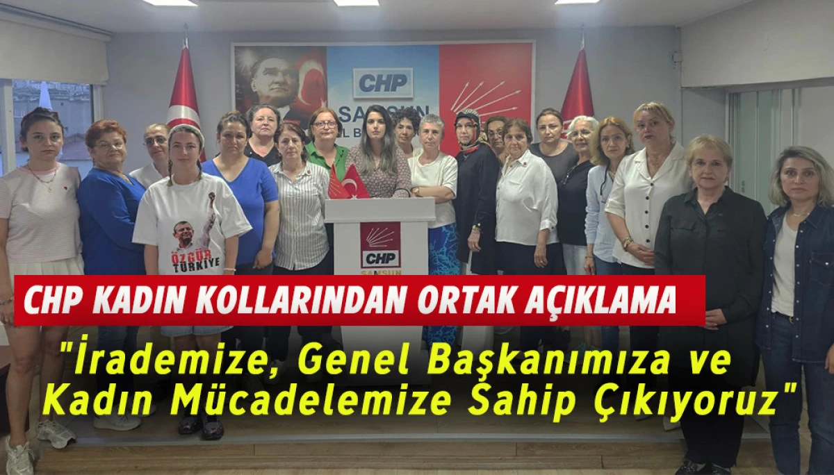 CHP Kadın Kollarından Ortak A&ccedil;ıklama