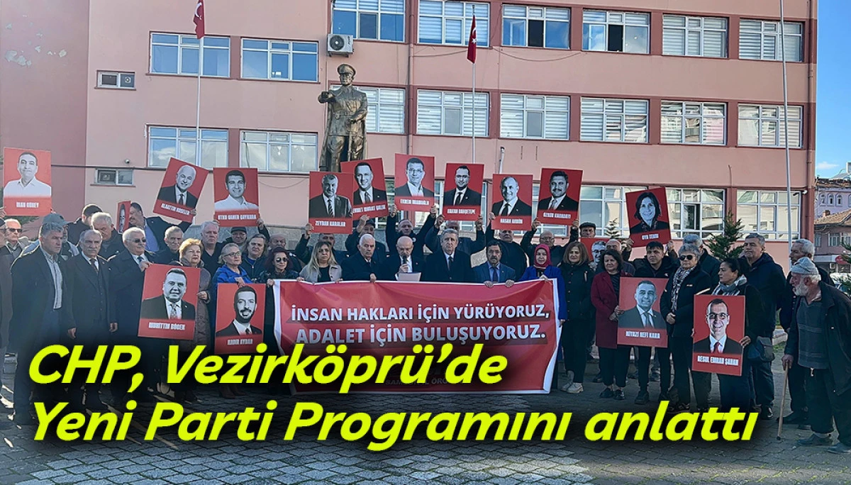 CHP, Vezirk&ouml;pr&uuml;&rsquo;de Yeni Parti Programını anlattı